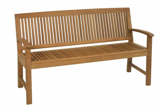 Gartenbank FISCHER �Burma 3 Sitzer Holzbank� Bank Teakholzbank Parkbank